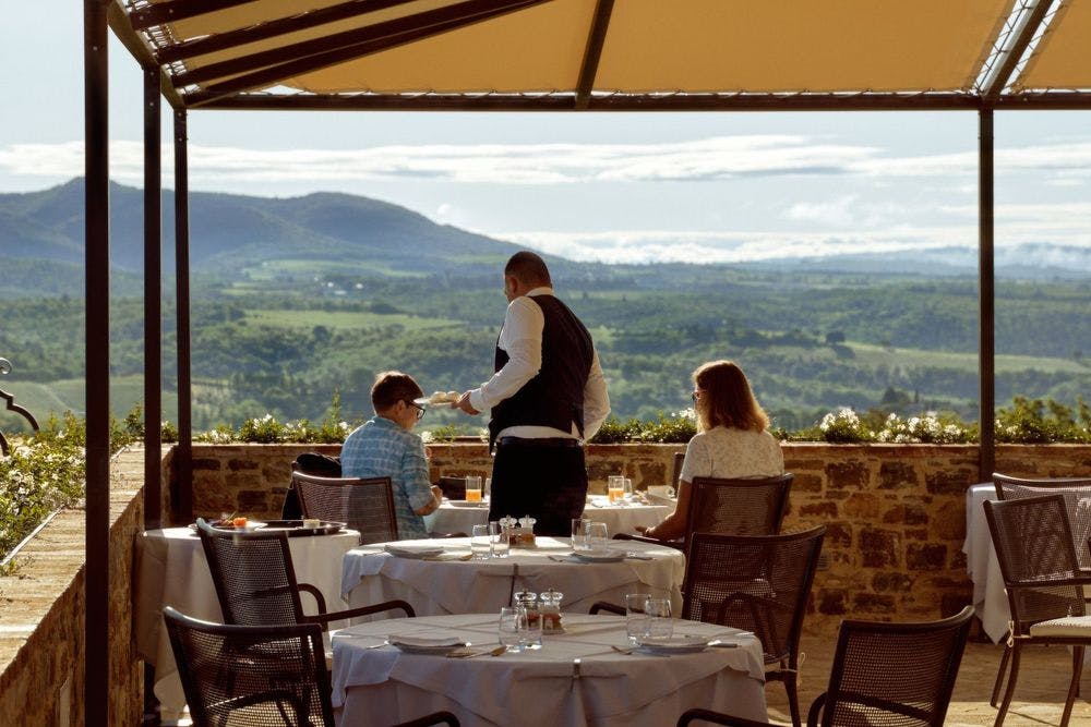 Il tuscanico ristorante a the club house vista
